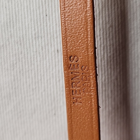 Hermes Natural Leather Palladium Quadruple Tour Bracelet - Picture 4 of 15